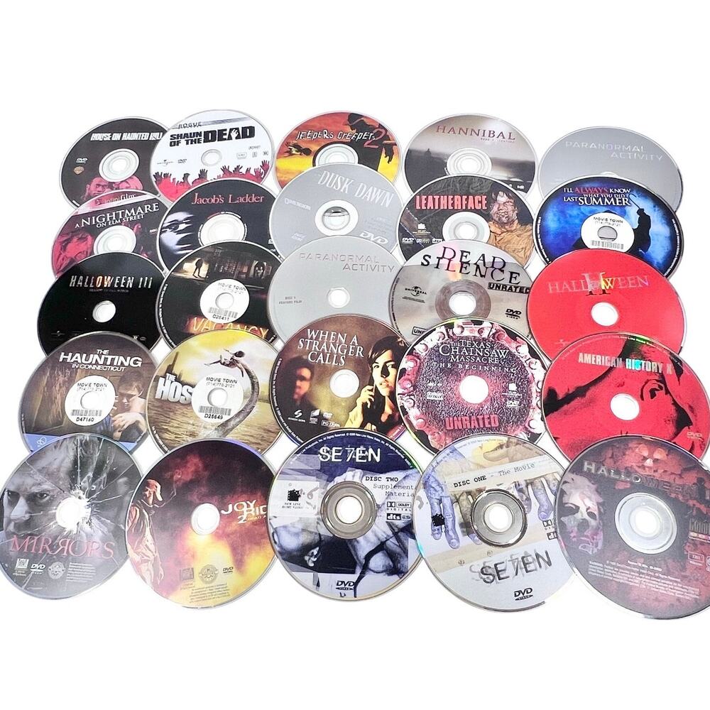 Horror DVD Lot 40 Movies Halloween Paranormal Activity Hostel Resident Evil